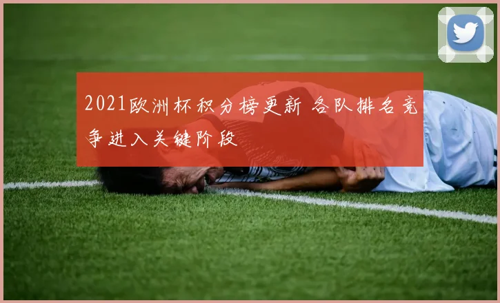 2021欧洲杯积分榜更新 各队排名竞争进入关键阶段